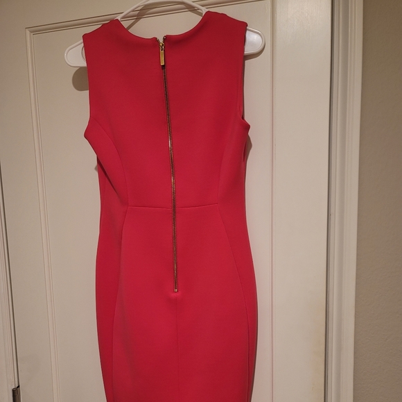 Calvin Klein Sleeveless Scuba Sheath Dress - Picture 4 of 8